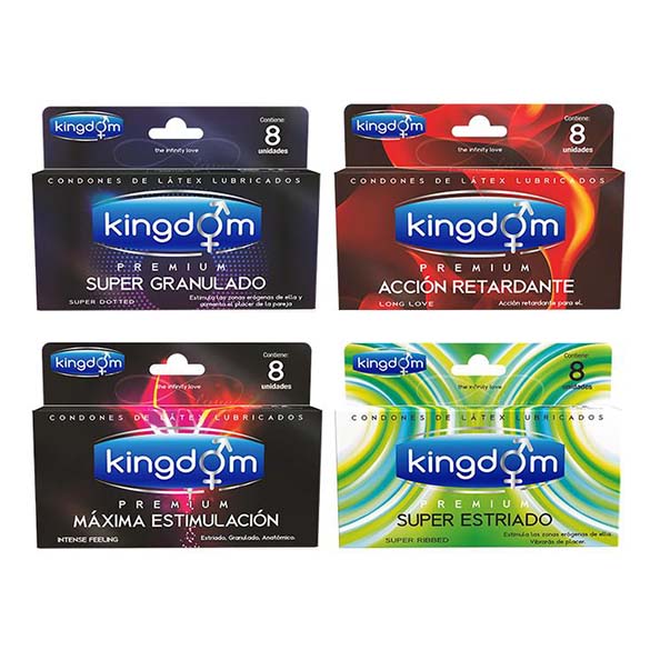 8 Preservativos Kingdom Premium
